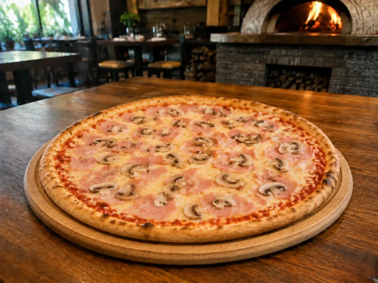 Pizza Prosciuto Funghi - Standard 32 cm