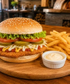 Alternative view of Hamburger cu șnițel de pui