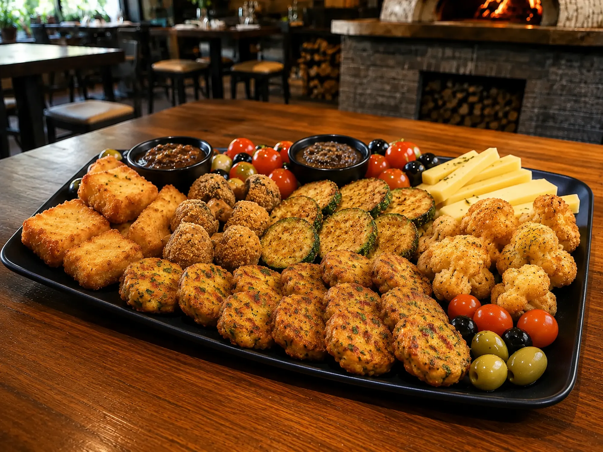 Platou aperitiv lacto-vegetarian - 5 persoane