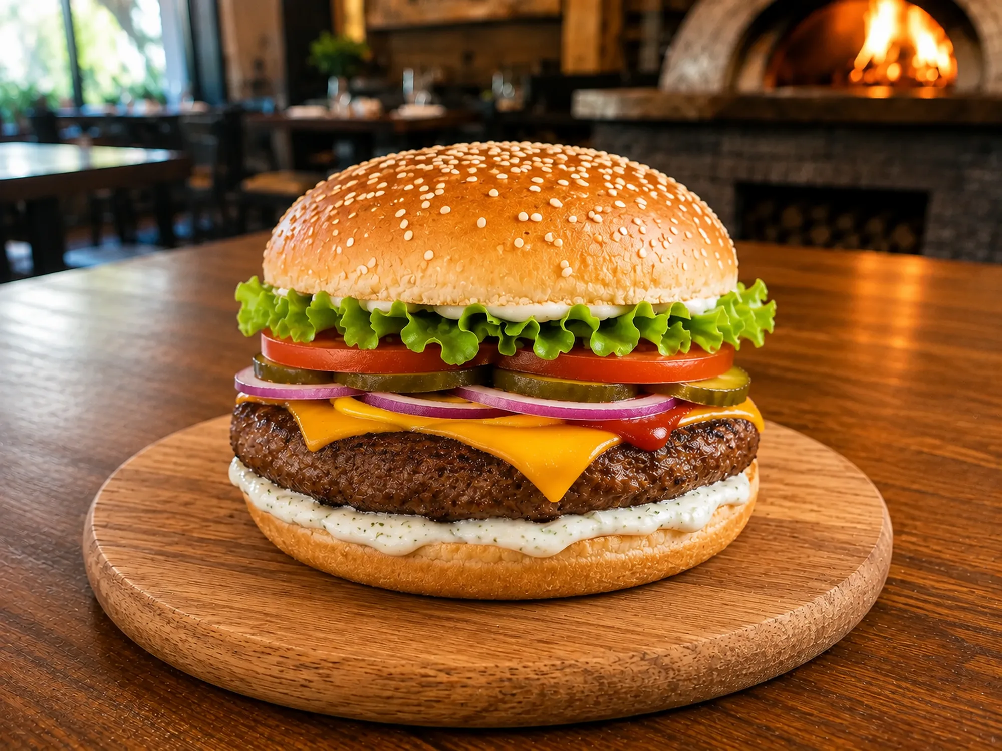Cheeseburger de vită