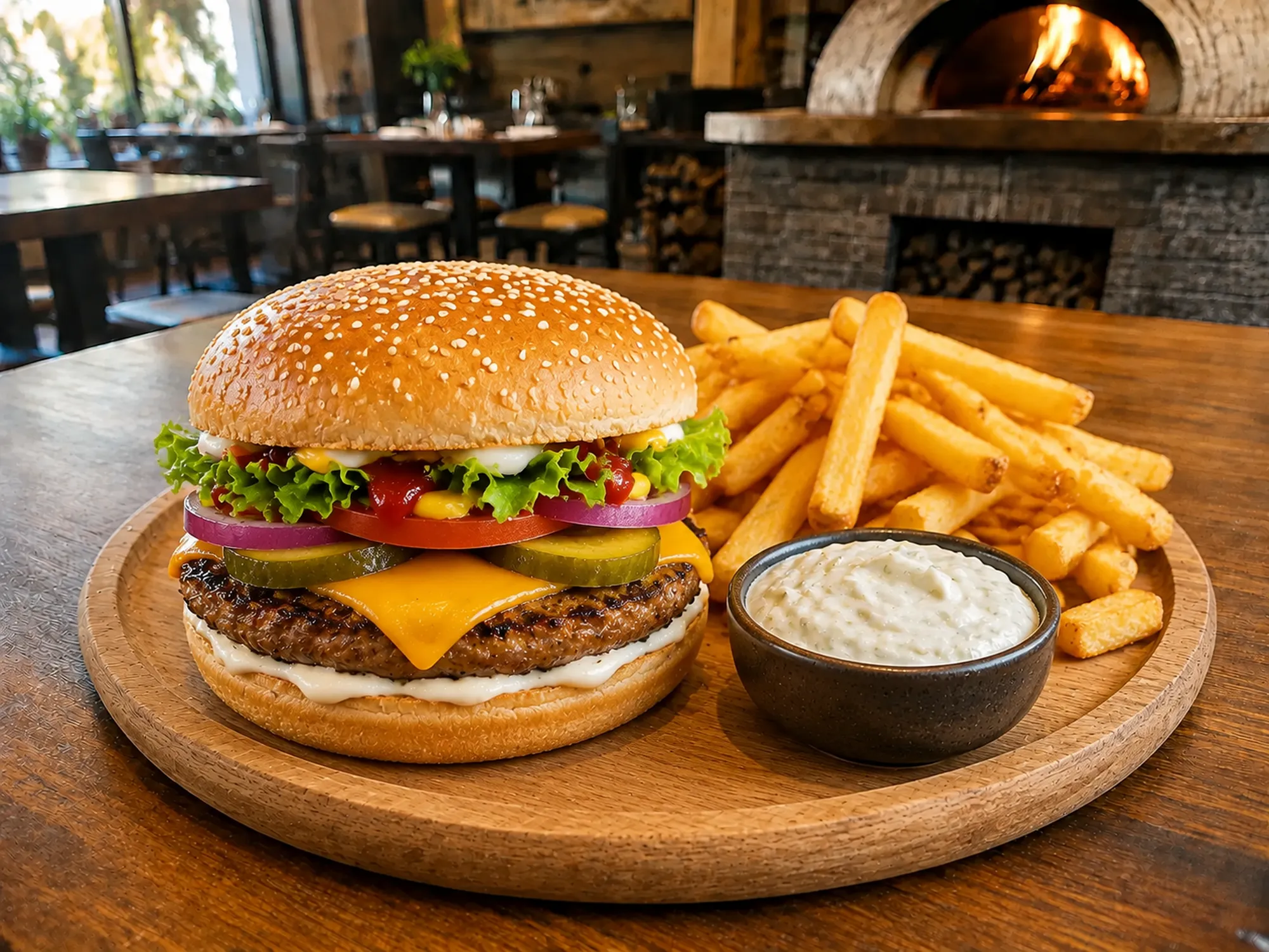 Cheeseburger de vită - imagine 2