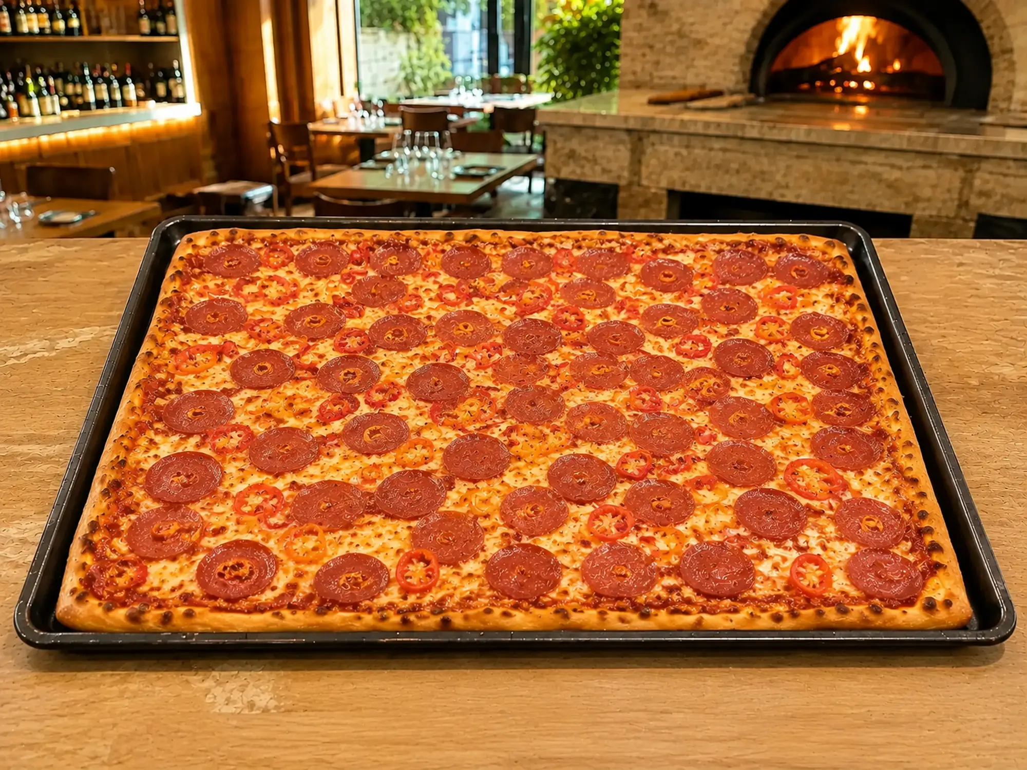 Pizza Diavolo - Mammoth 60 x 40 cm