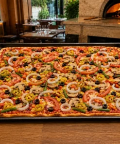 Pizza Vegetariană - Mammoth 60 x 40 cm