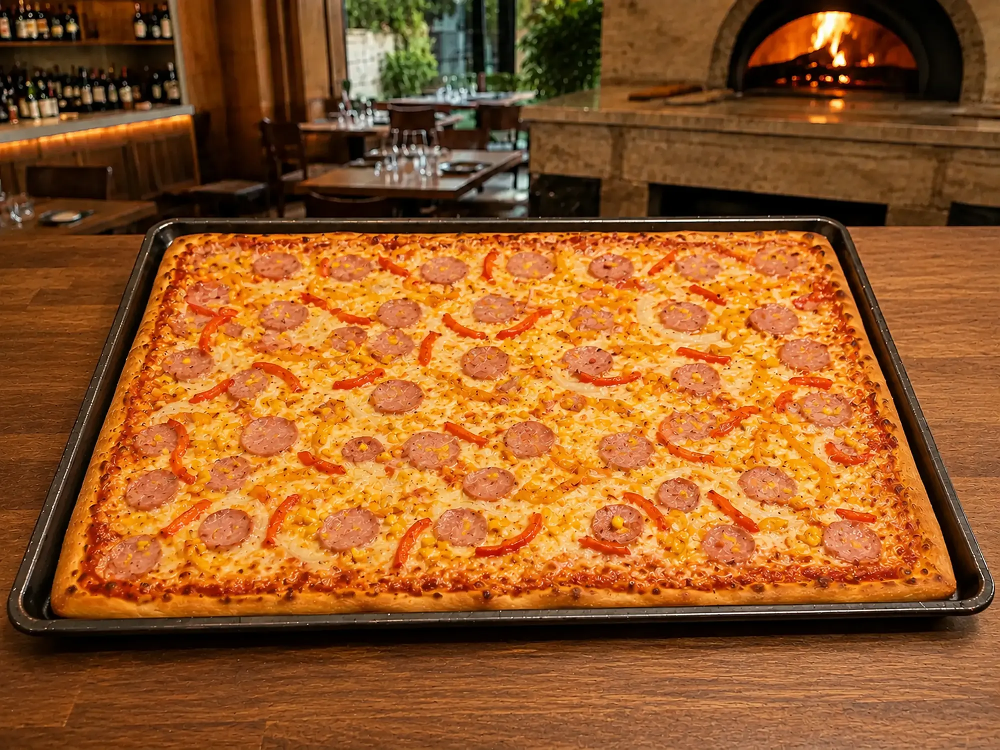 Pizza Rustică - Mammoth 60 x 40 cm