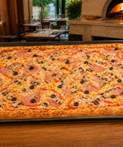 Pizza Macho cu margini umplute - Mammoth 60 x 40 cm